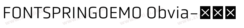 FONTSPRINGOEMO Obvia字体转换